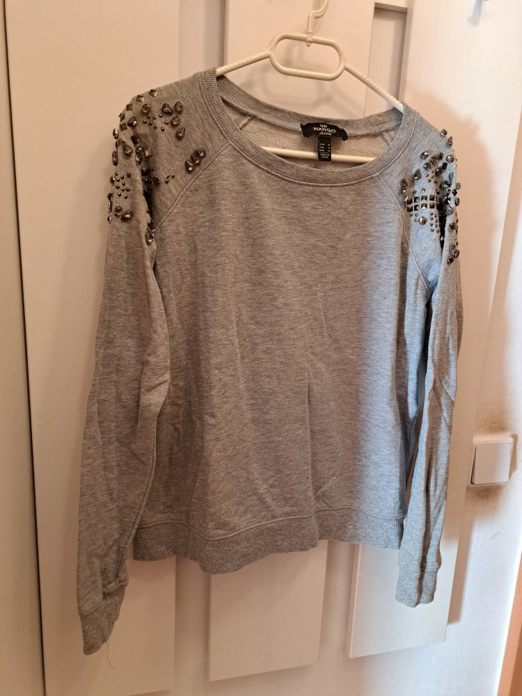 Mango Sweater Gr. 38 Pailetten Pullover
