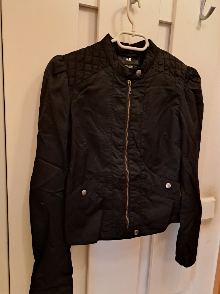 H&M Jacke Gr. 36 S Biker Zipp