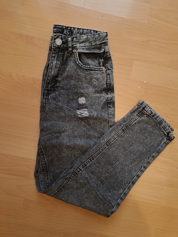 High Waist Jeans Gr. XS Mom Fit Hose