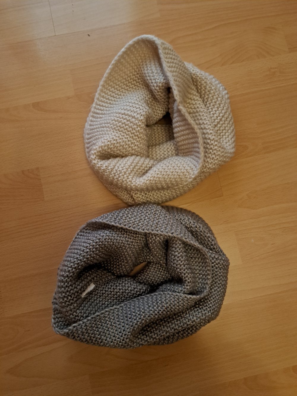 2x H&M Rund Schal - Strick Loop Tuch