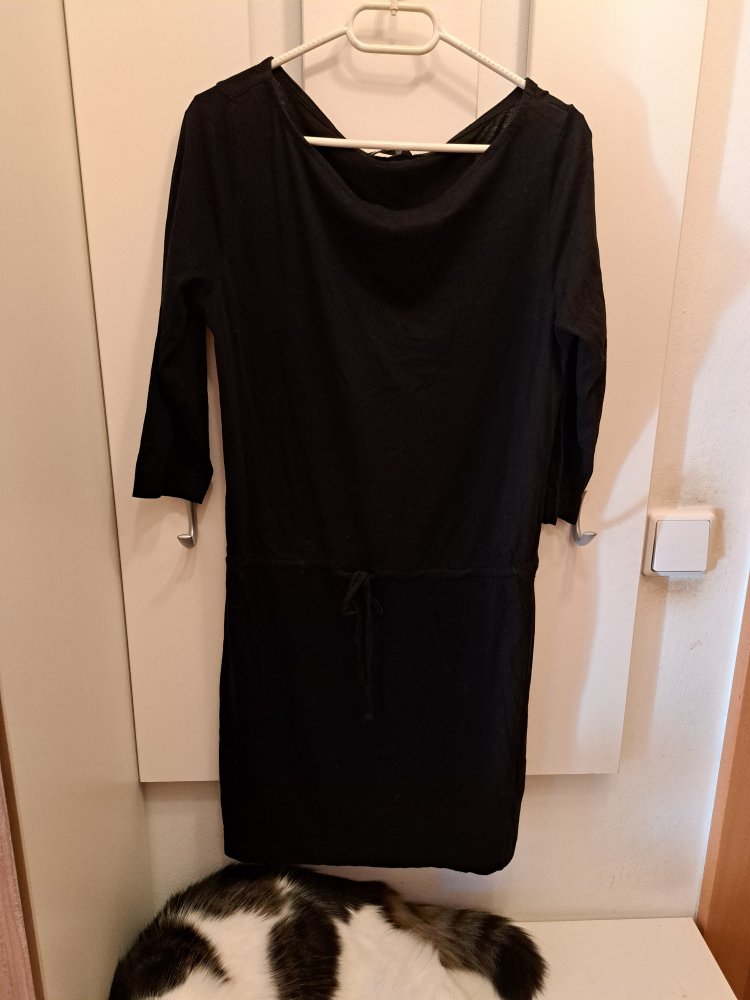 H&M Kleid Gr. S Basic schwarz