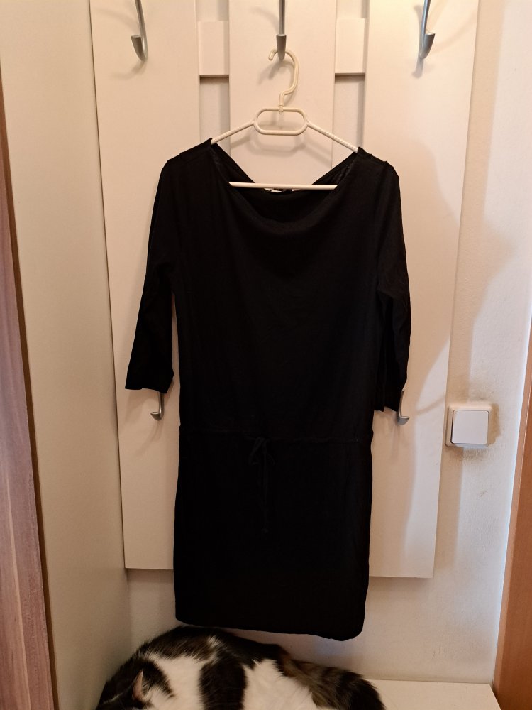 H&M Kleid Gr. S Basic schwarz