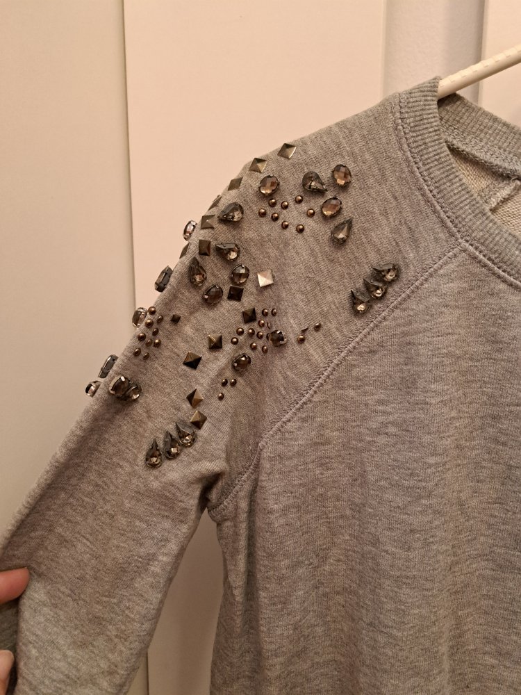 Mango Sweater Gr. 38 Pailetten Pullover