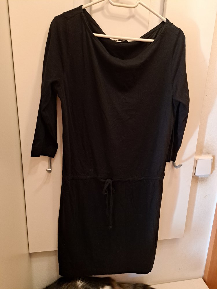 H&M Kleid Gr. S Basic schwarz