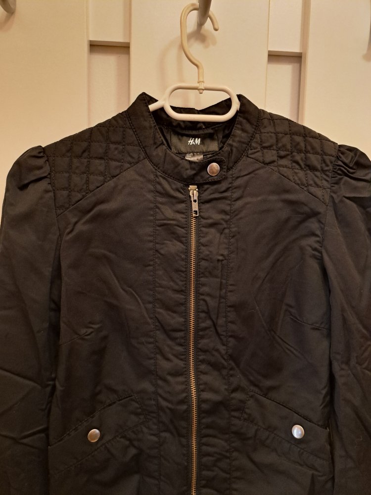 H&M Jacke Gr. 36 S Biker Zipp