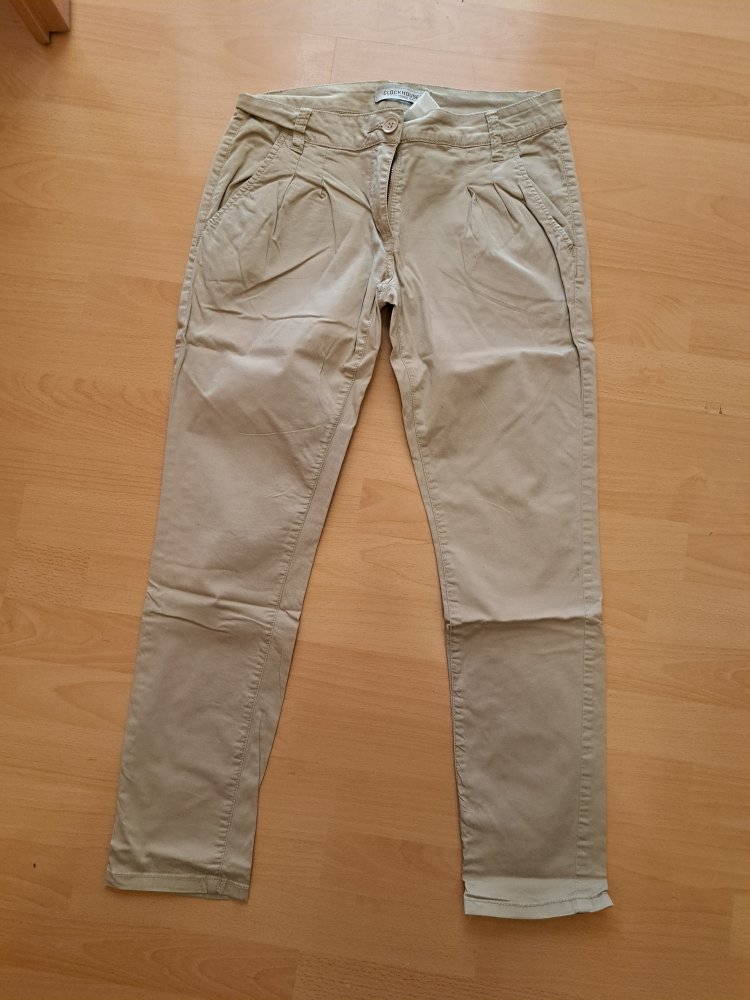 Cargo Hose Gr. 36 beige Clockhouse
