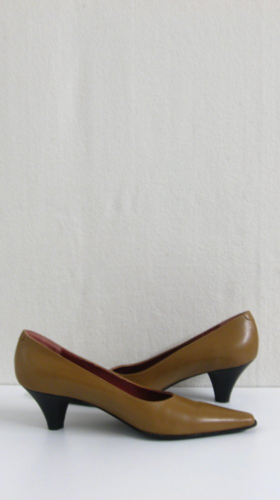 spitze Pumps, 100% Leder