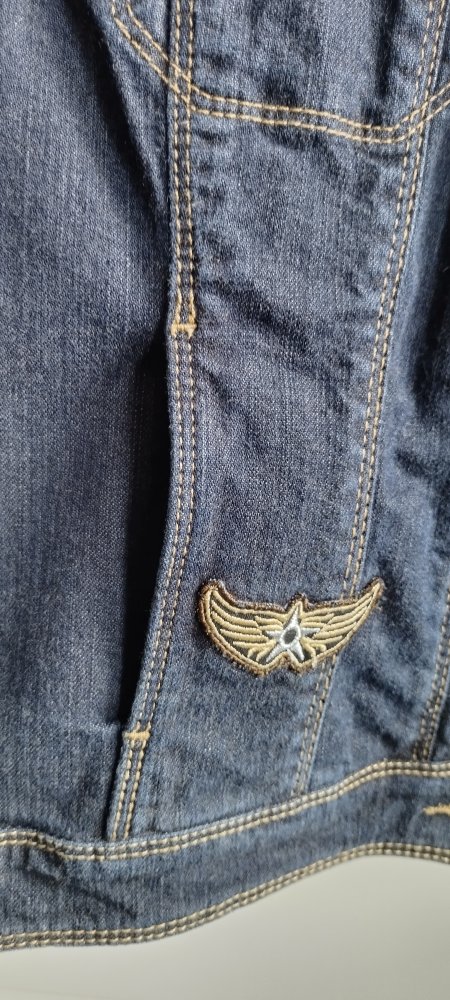 Jeansjacke von HIRSCH. Gr. 36 (34)