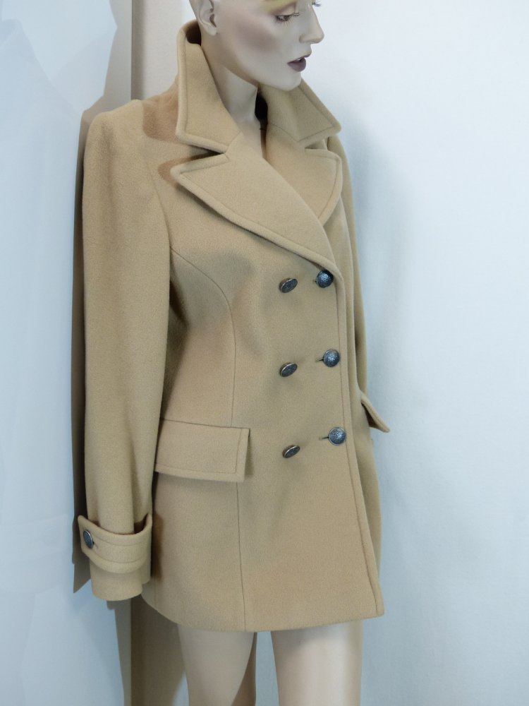 luxus Woll Cabanmantel