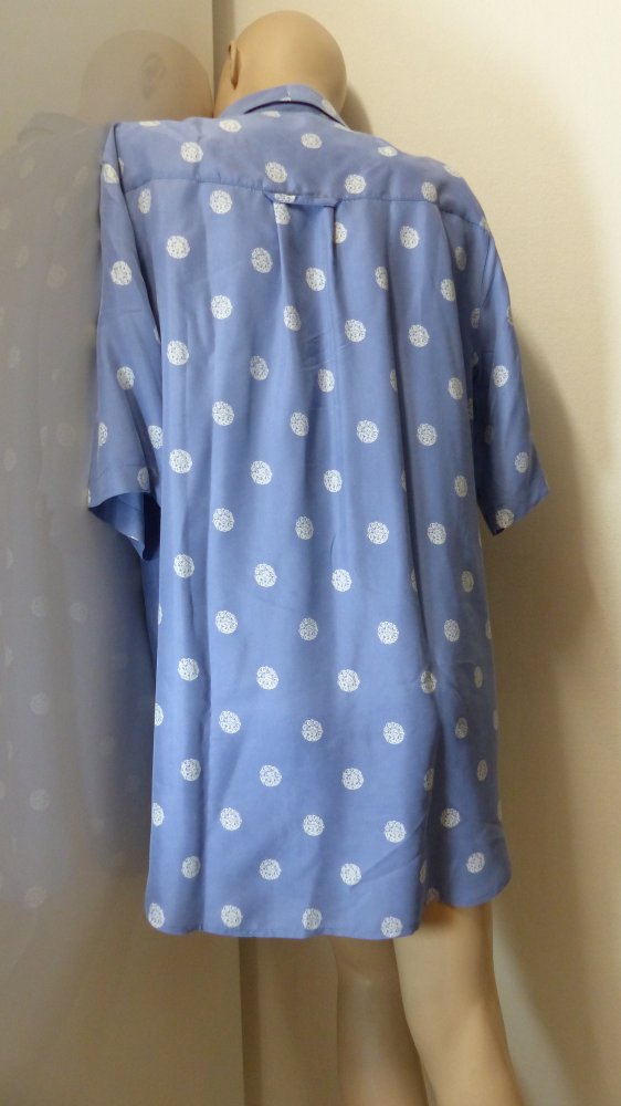 Seiden oversized Blusenhemd/ Tunikahemd von Madeleine