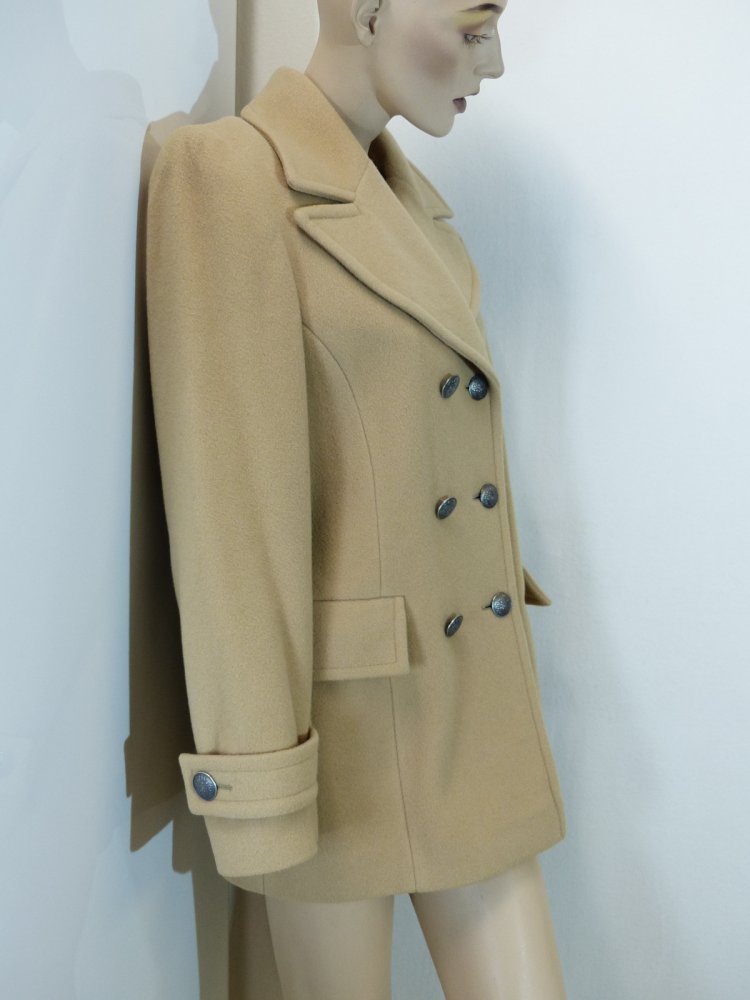 luxus Woll Cabanmantel