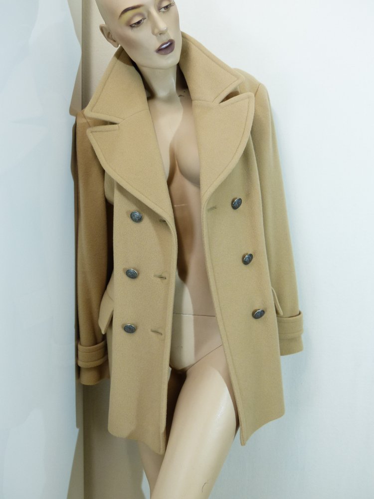 luxus Woll Cabanmantel