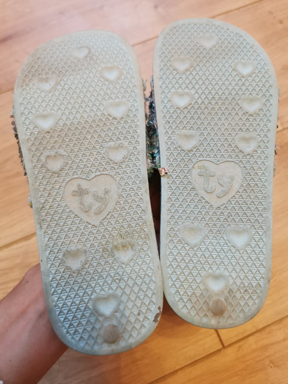 Süsse Schuhe mit Glitzer Pailletten ca 32
