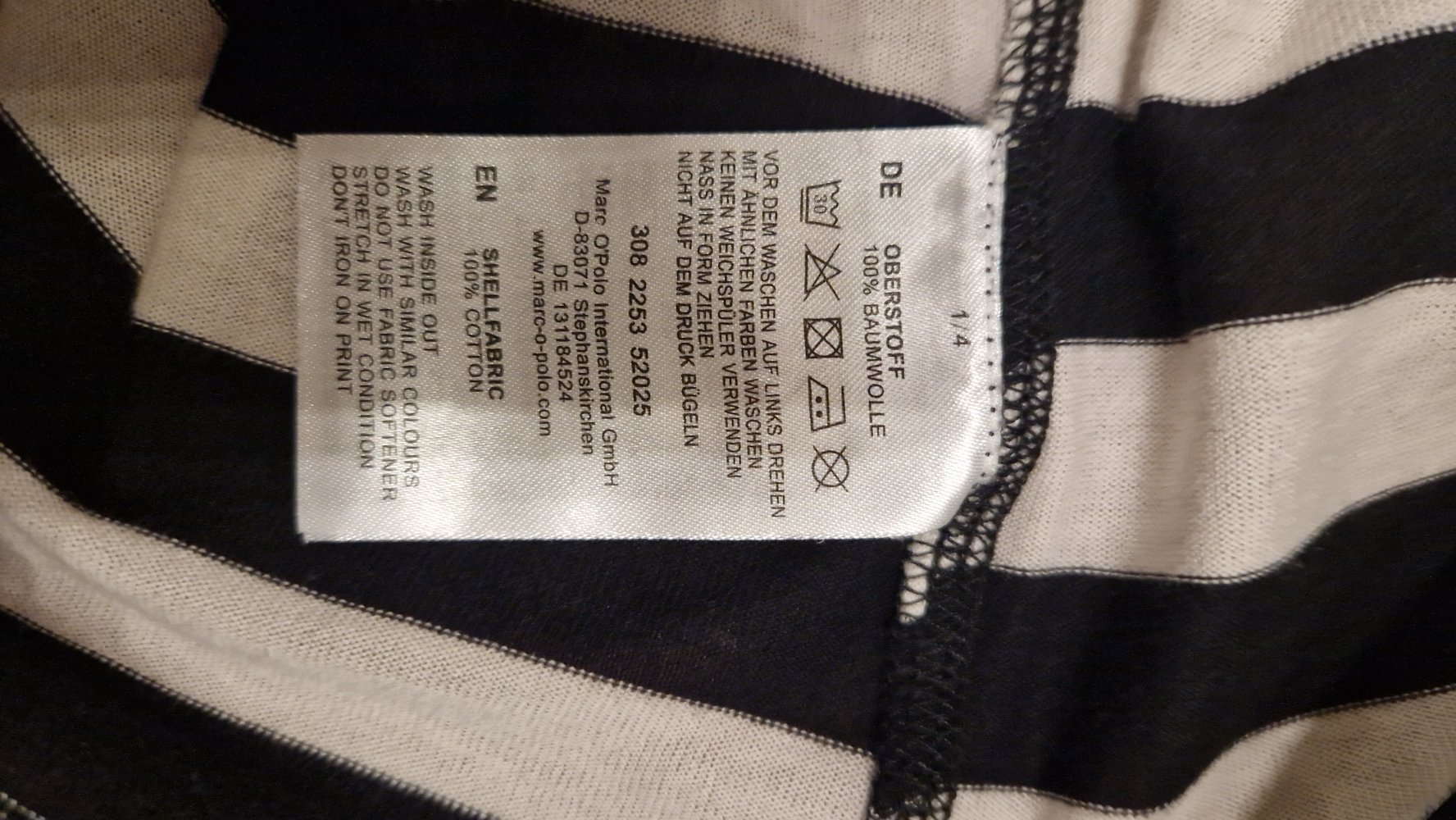 Langarmshirt Marc O'Polo gr.M-L neuwertig 
