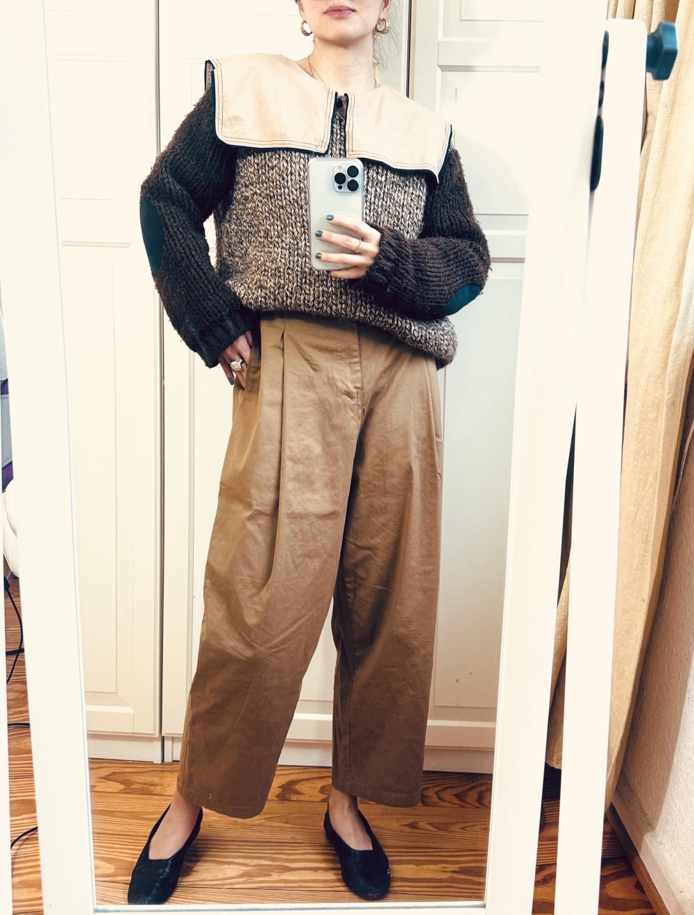 Pullover Braun Zara Größe M Wolle