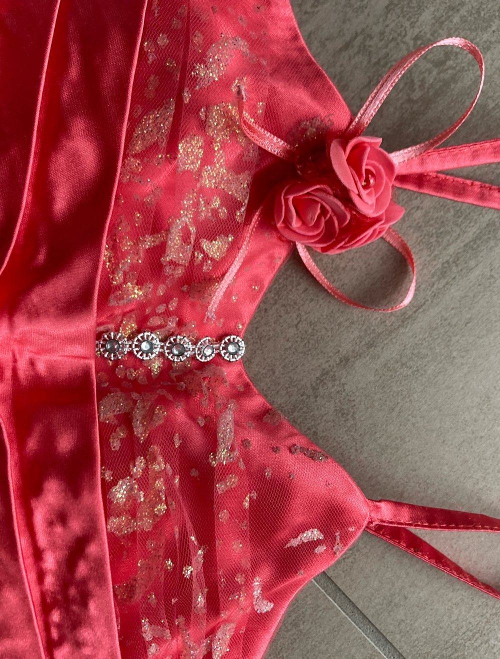 Prinzessinnen Kleid Ballkleid Besonderer Anlass Rosa Kleid 1-2 J Tüllkleid