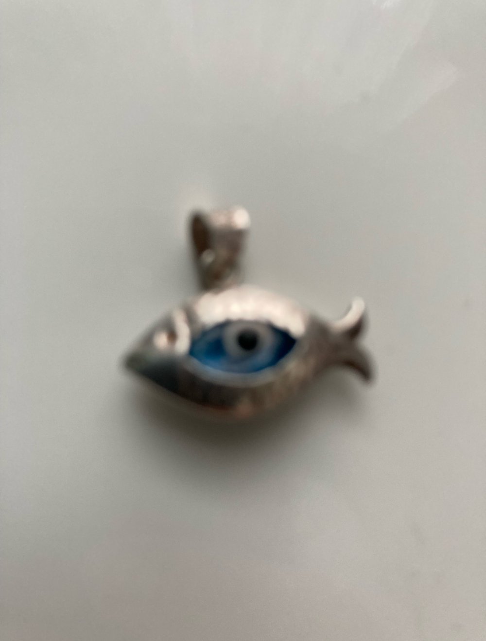 Silber Anhänger Fisch Nazar ? Boncuk Fischsternzeichen