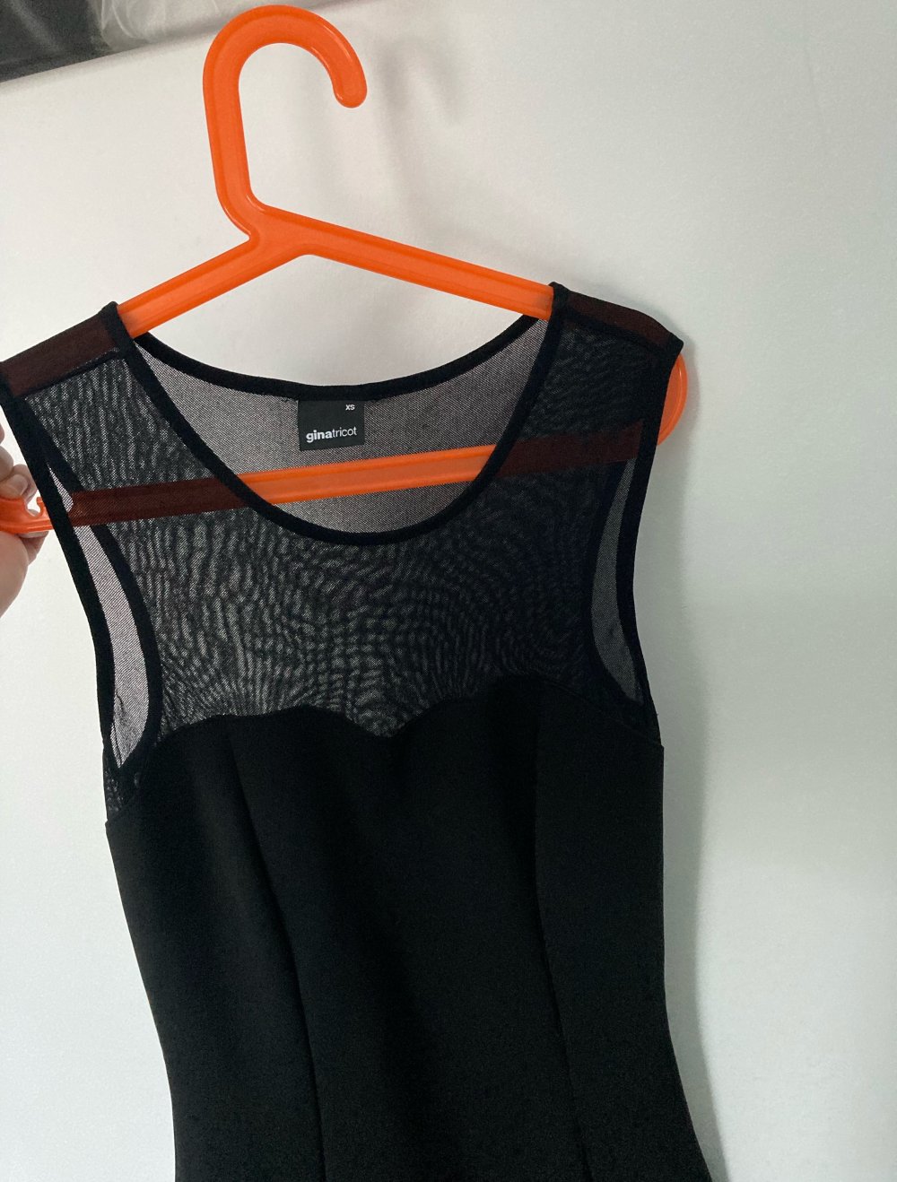 Kleid Gina Tricot Gr XS schwarz