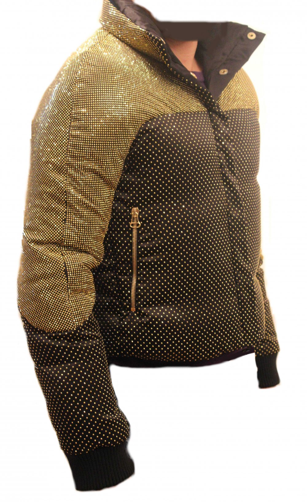 Daunenjacke, gold, Neu mit Etikett, Boutiquen-Preis: 1.199 €