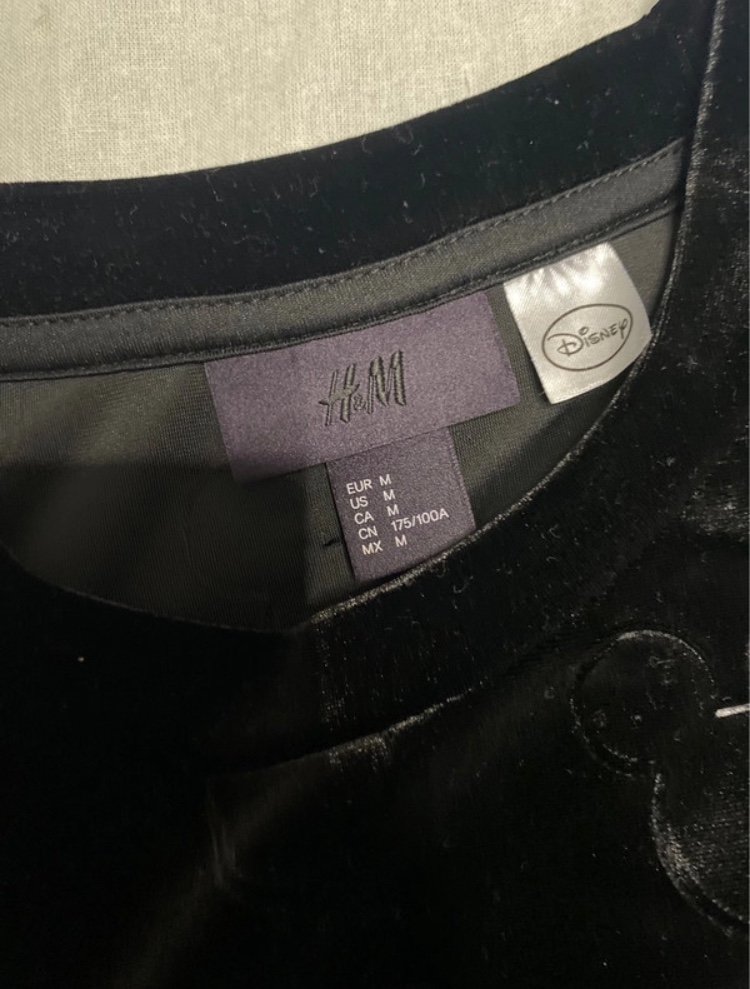 samt Shirt oversize Mickey