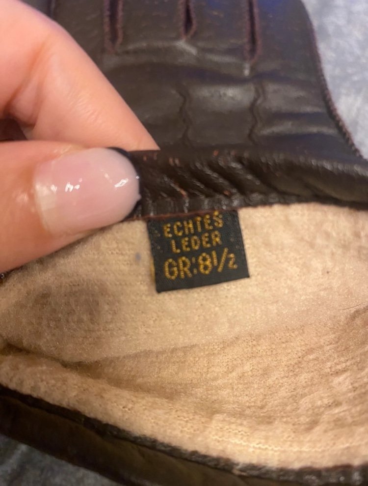 Leder Handschuhe super Zustand