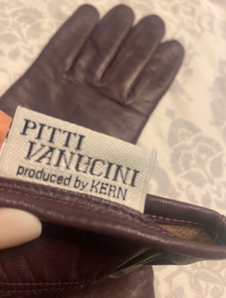 Leder Handschuhe Gr 8