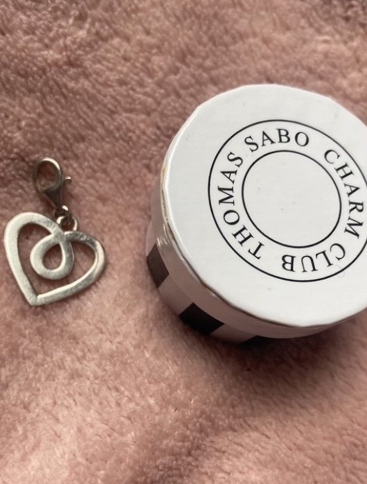 Thomas Sabo Charm Anhänger für Ketten Herz Heart Infinity Love Liebe Silber 925