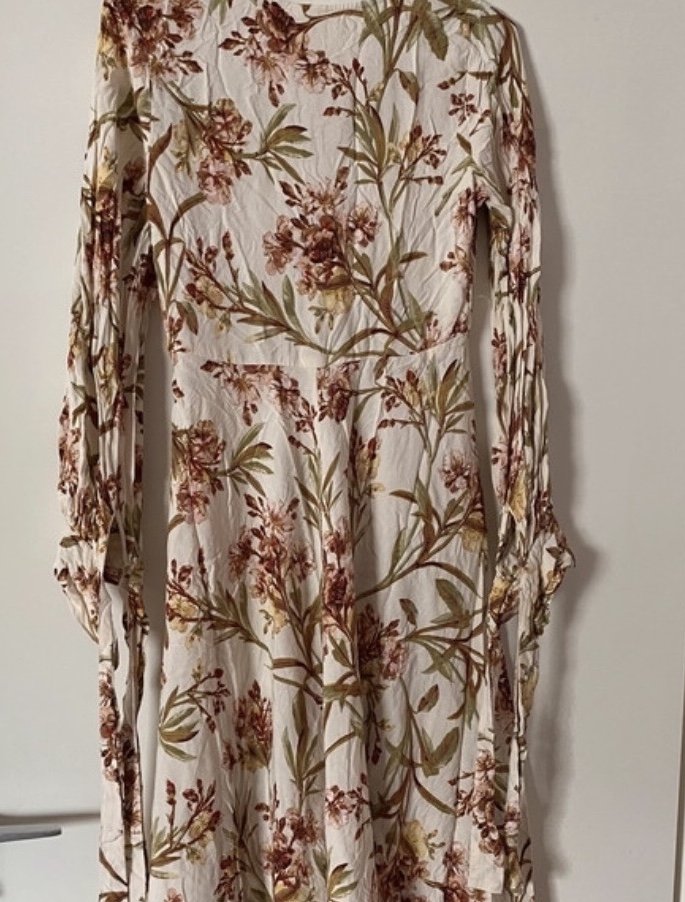 Kleid H&M Flowers Blumen Hippie Vintage Sommerkleid Maxidress Boho Grösse M
