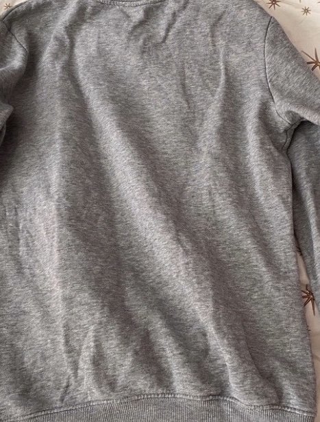 Hoodie Pullover Sweater Statement Meat Sucks Vegan Veggie wie neu Größe S grau grey