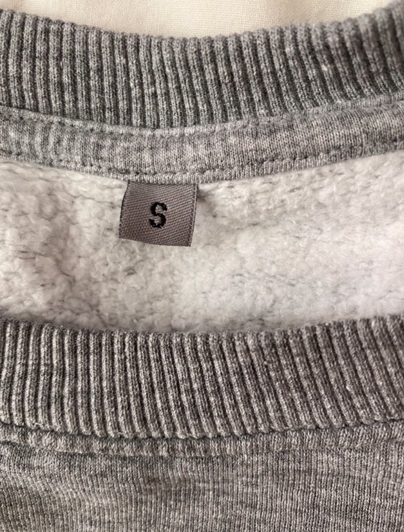 Hoodie Pullover Sweater Statement Meat Sucks Vegan Veggie wie neu Größe S grau grey