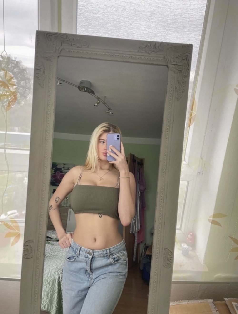 Khaki Croptop