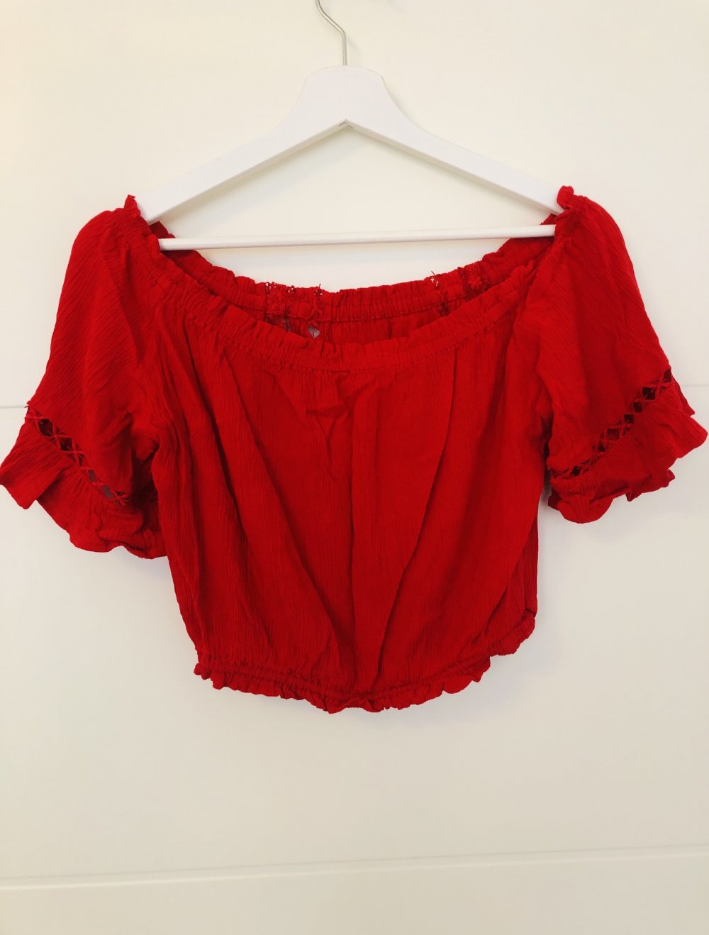 Oberteil, schulterfrei, Größe: S