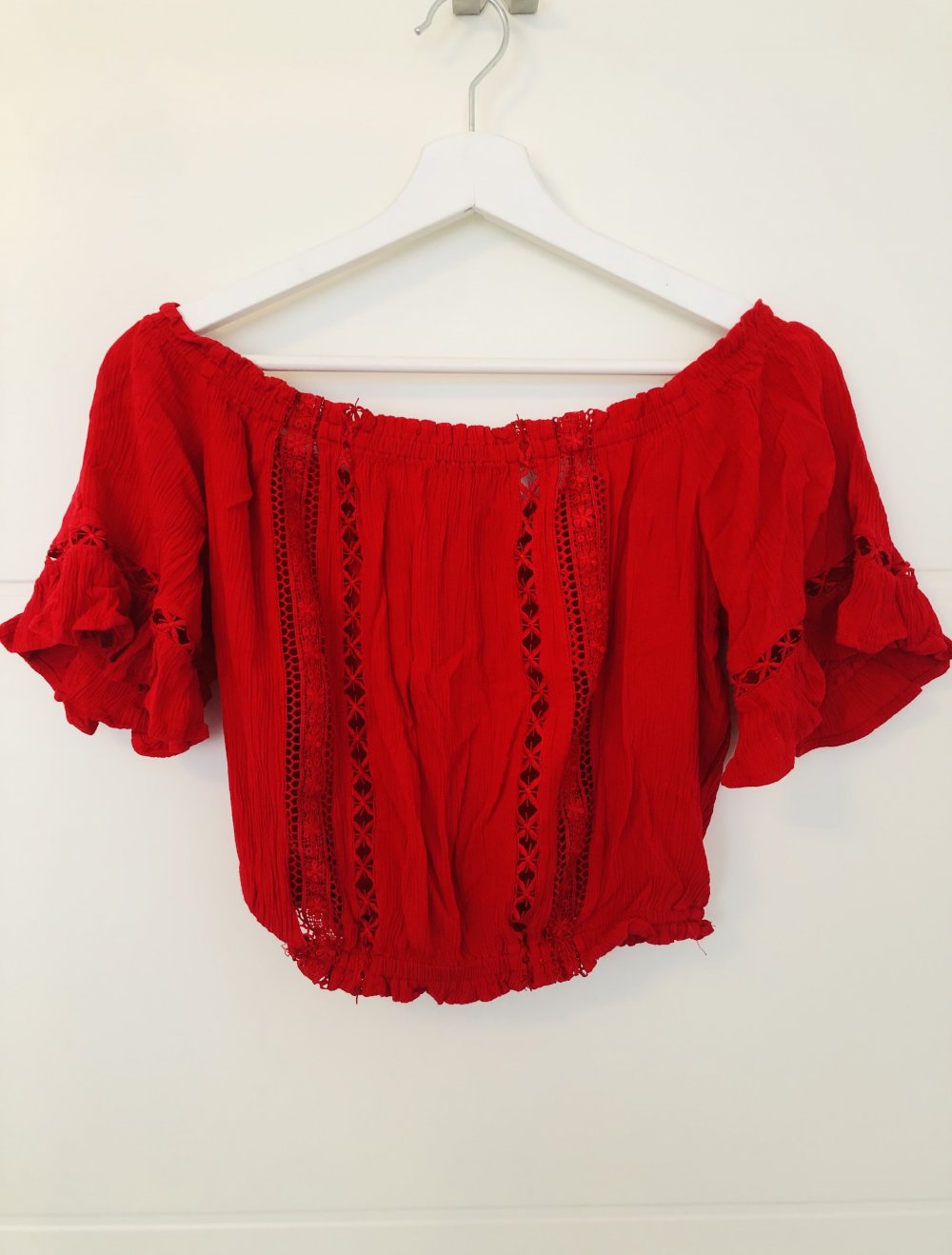 Oberteil, schulterfrei, Größe: S