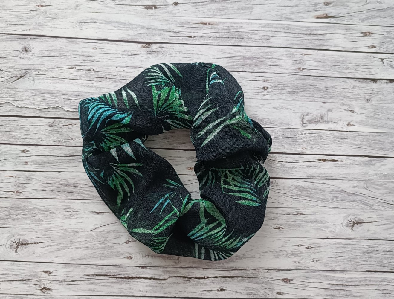 Scrunchie mit Palmenprint