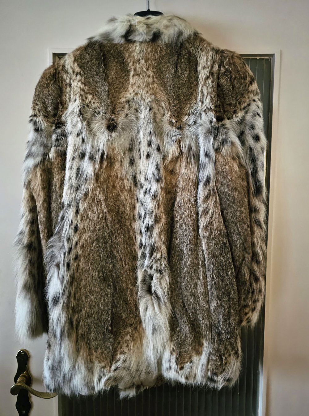 Echt Pelz Luchs-Fell Jacke Gr. XL