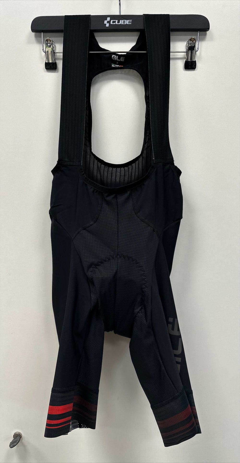 ALE Slide Bibshorts schwarz/rot S