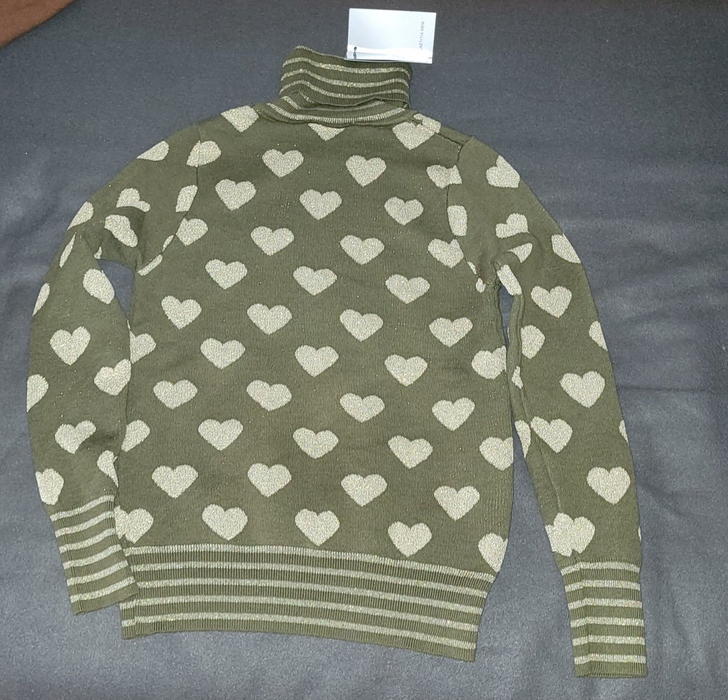 Pyjama Set/ Lounge Set grün Gold meliert einheitsgröße