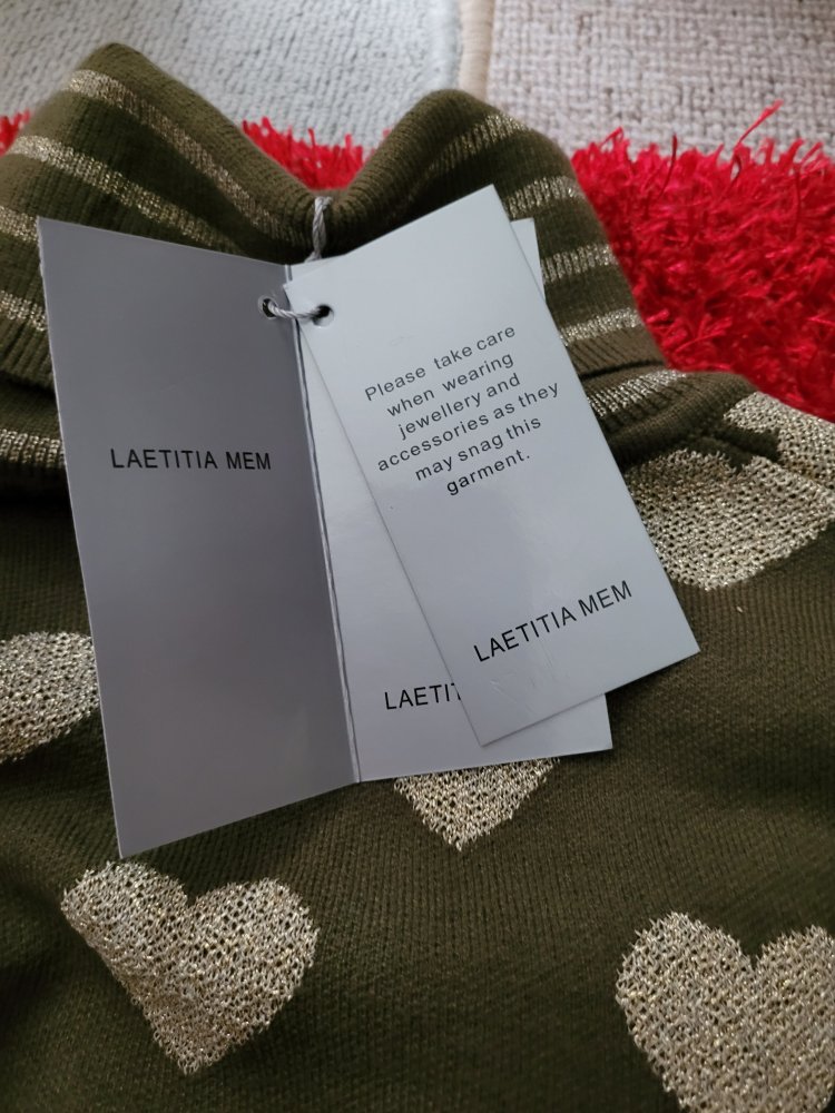 Pyjama Set/ Lounge Set grün Gold meliert einheitsgröße