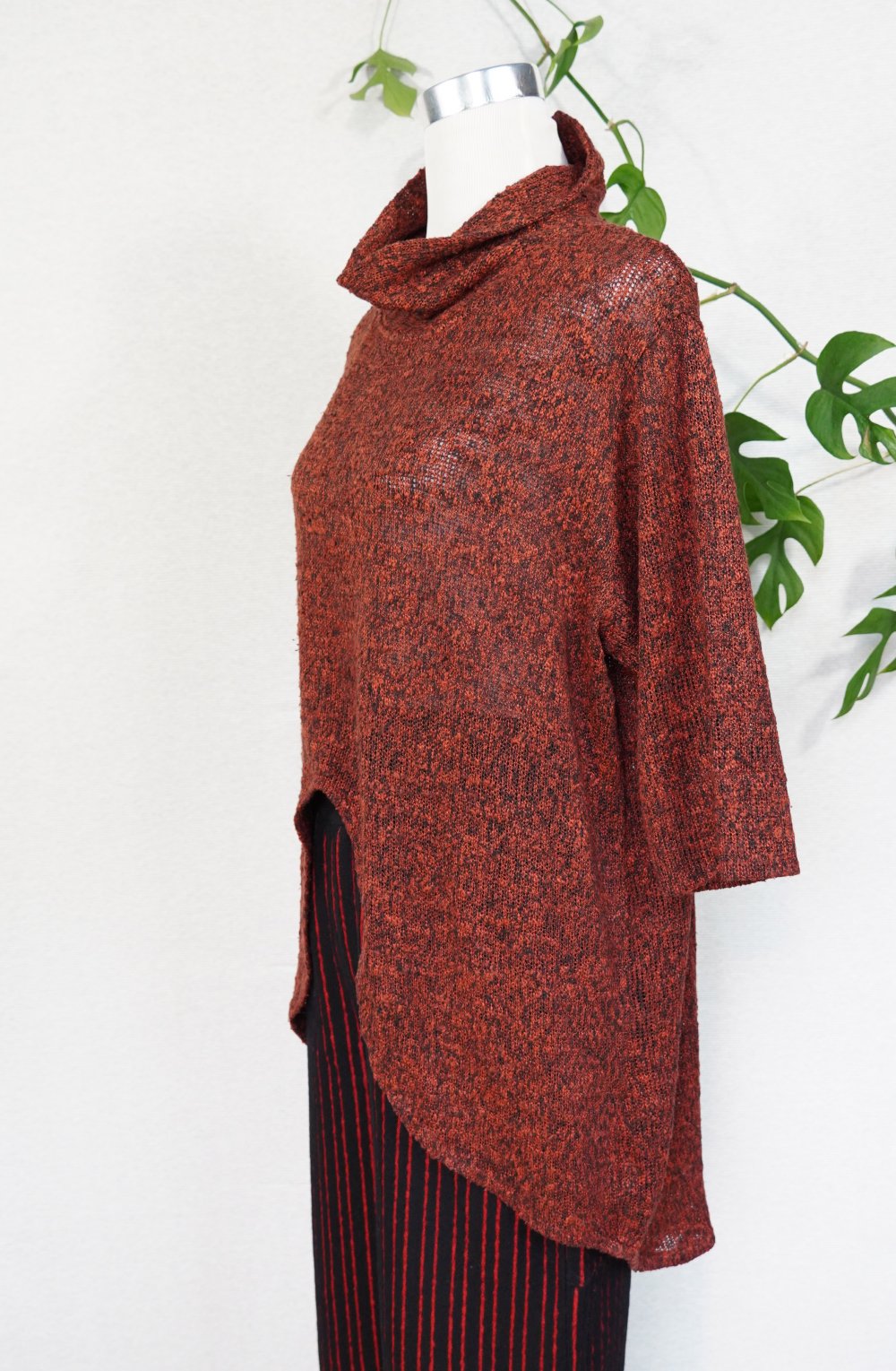 Sweater oversize Lagenlook Fledermauspullover Strickpullover