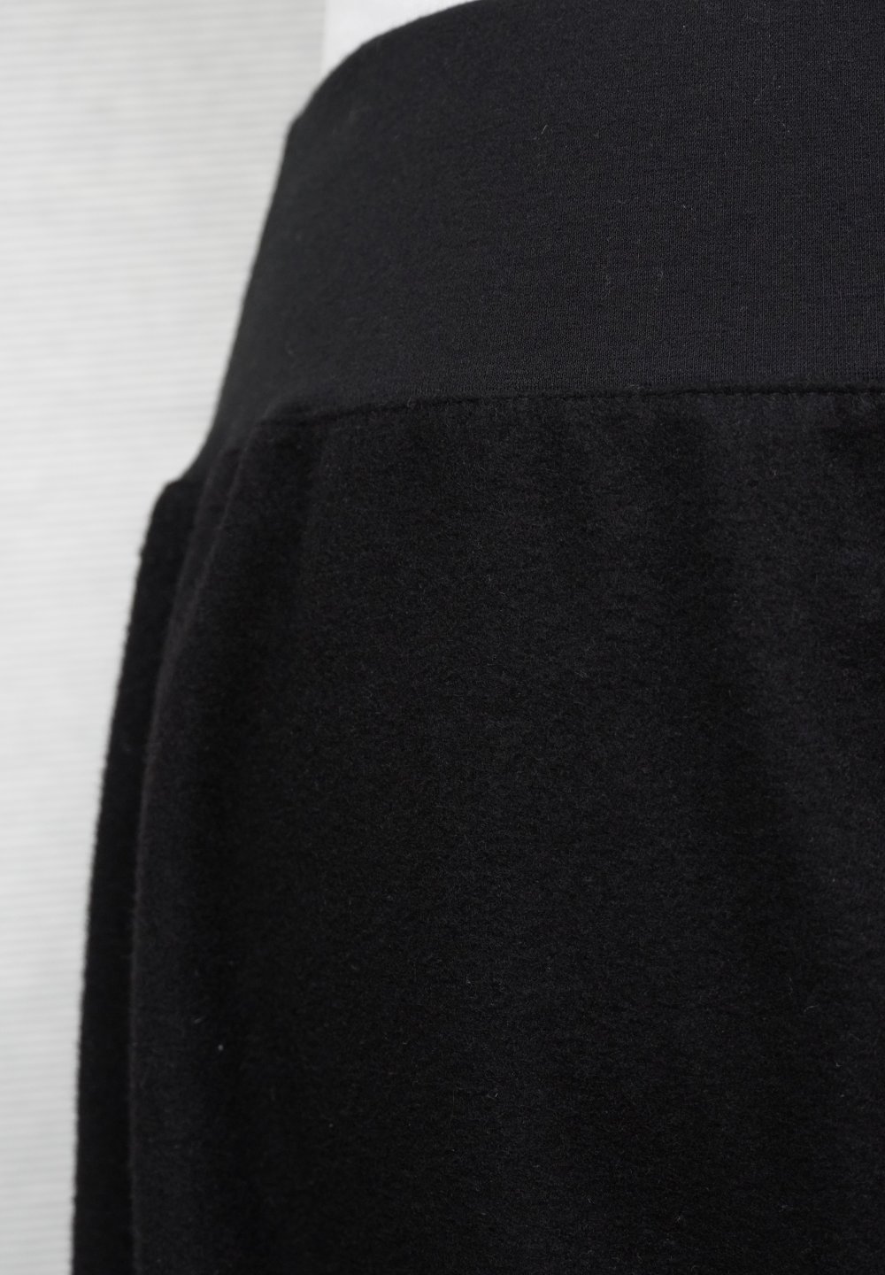 Schwarze Wollhose Gr. 40 - 42 Hose mit tiefen Schritt, drop crotch