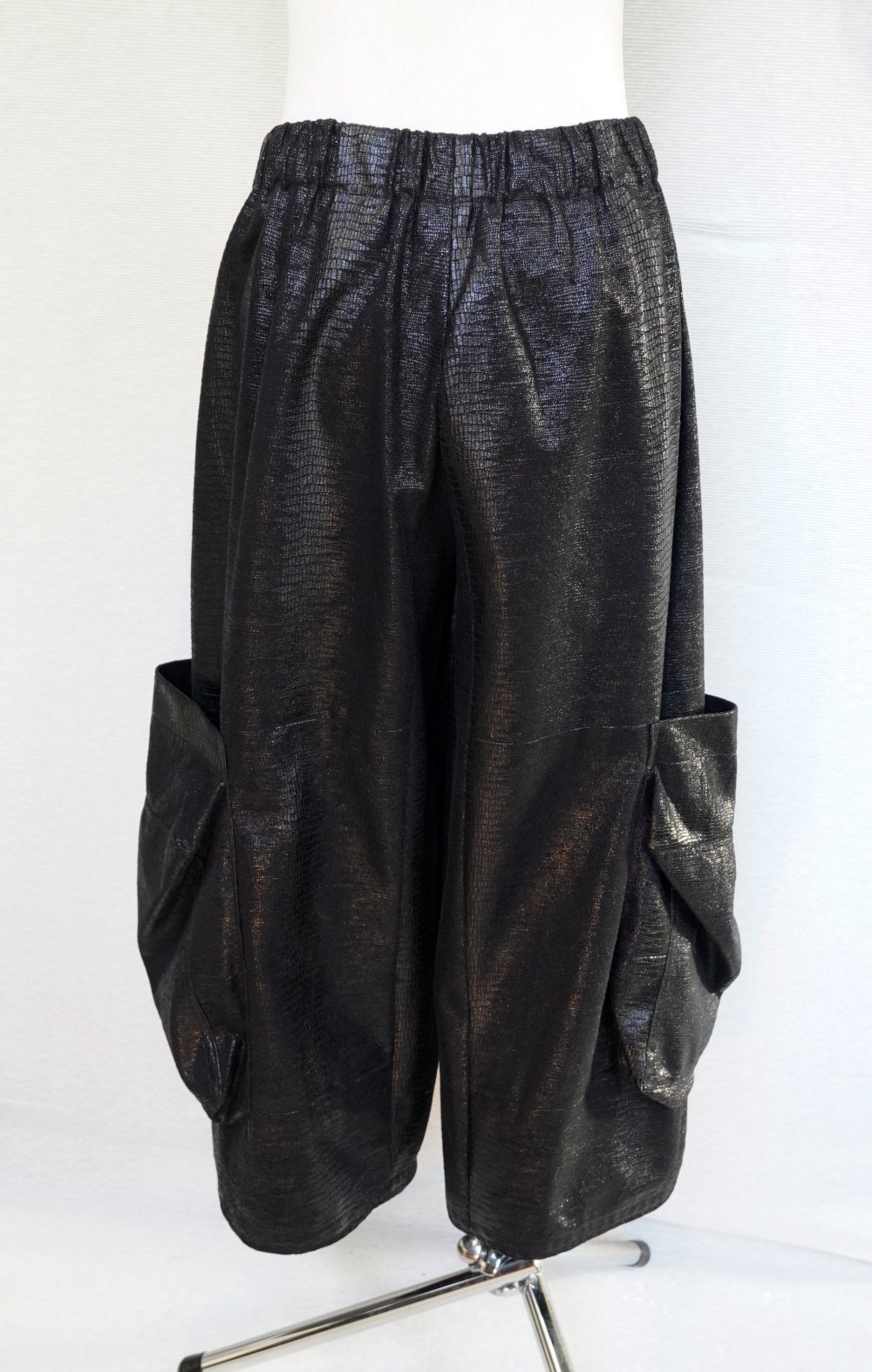 Hosenrock Gr. 40-46 Culotte Transparente knöchellange Hose