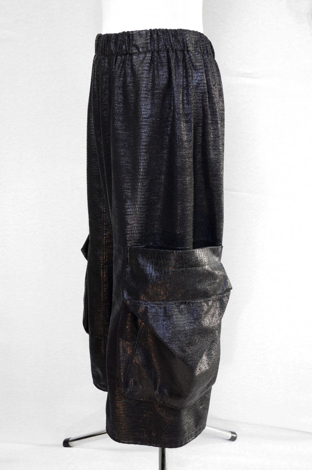 Hosenrock Gr. 40-46 Culotte Transparente knöchellange Hose