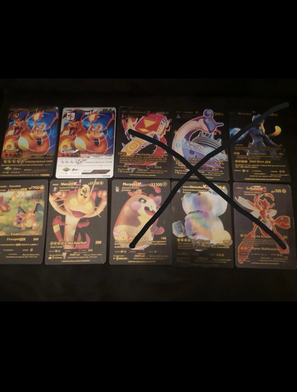 Schwarze Pokémon Karten