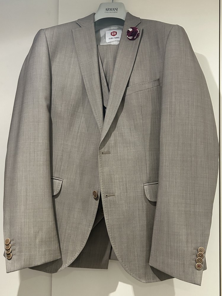 Club Of Gents - Schurwolle Hochzeitsanzug CG Patrick - 3-teilig