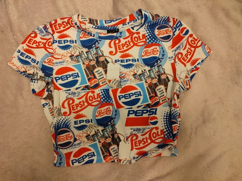 Pepsi Tshirt Cropped