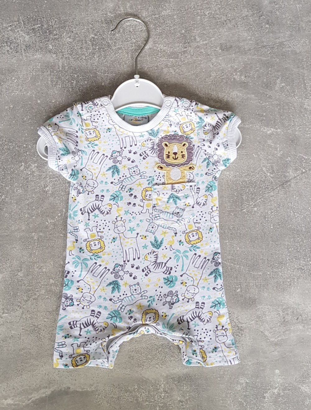 Orsolino Spieler kurzer Strampler Romper Gr.50 Neu