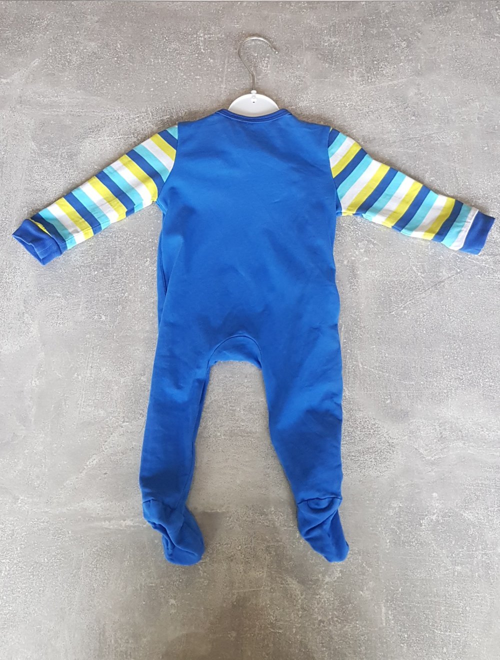 Strampler Gr.50/56 #Affe #blau