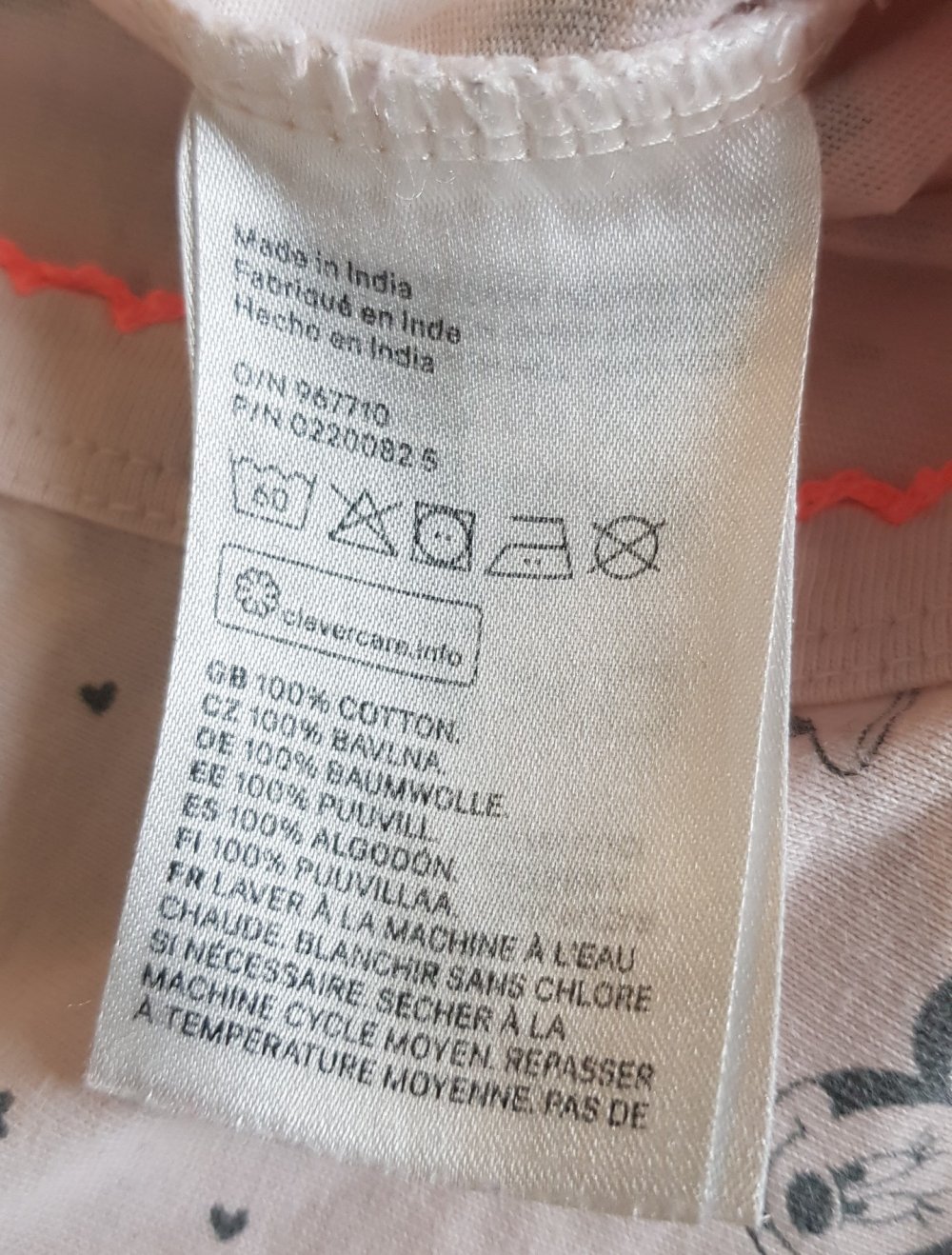 Minnie Mouse Spieler kurz Gr.68