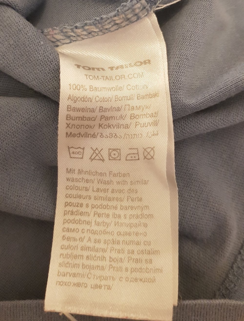 T-Shirt Tom Tailor Gr.92/98 #hellblau