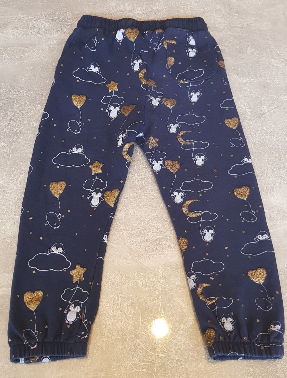 Jogginghose Gr.92 #Topomini #Pinguine #glitzer